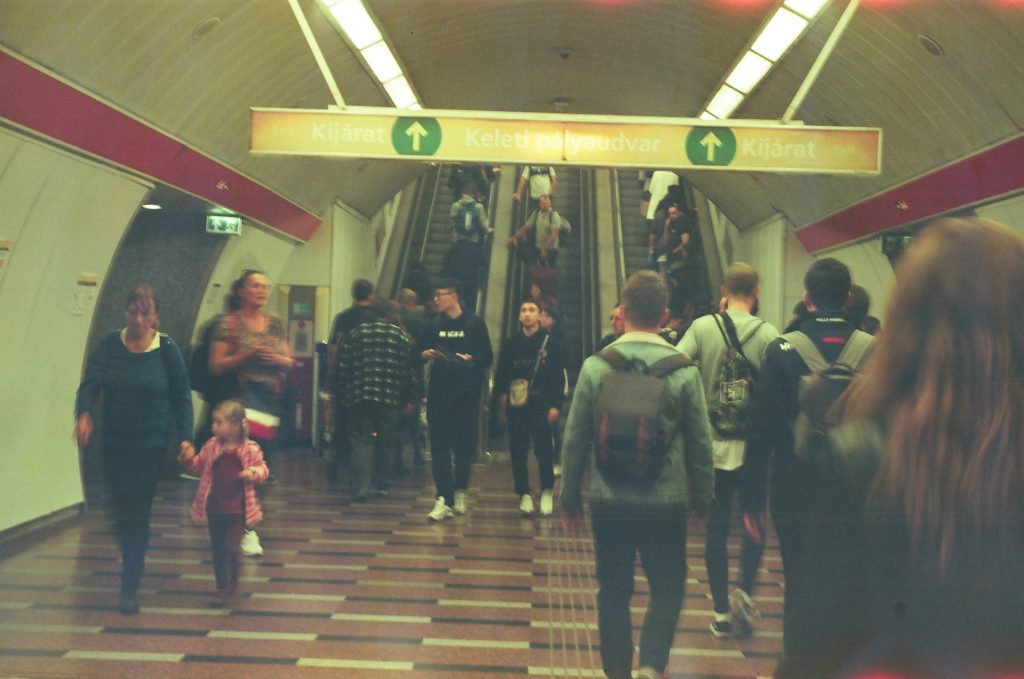 Budapest, metro, analog, photo, fujifilm 200, agfa camrea